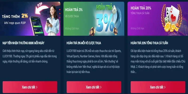 Các chương trình khuyến mãi và ưu đãi AE388